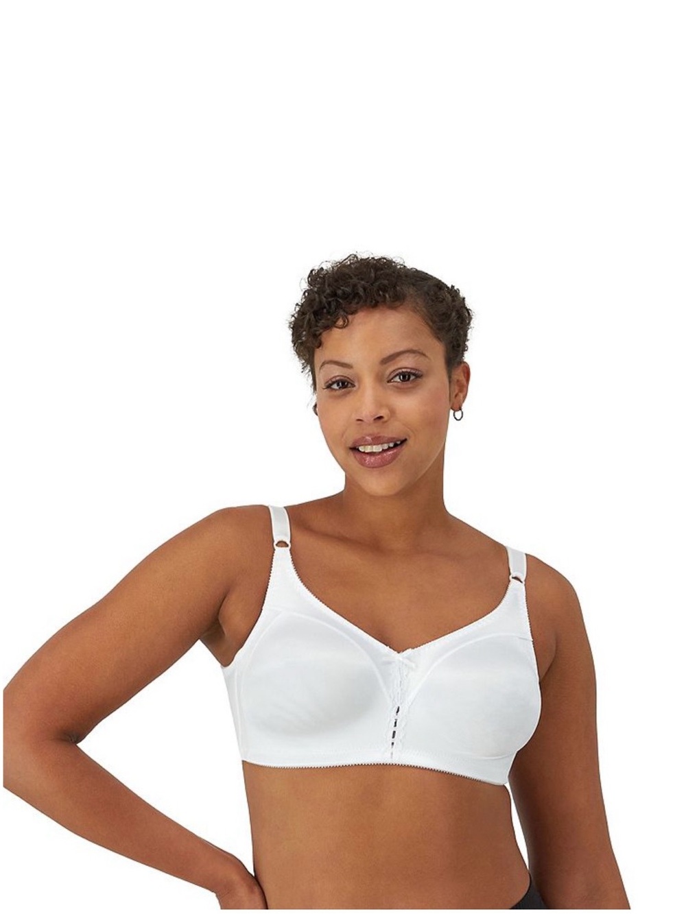 Bali Double Support Full-Figure Wireless Bra DF3820 Size 46C
